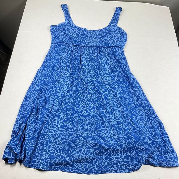 Fresh Produce XL Sundress Sleeveless Blue Boho Chic Casual Flowy Pullover USA - Picture 1 of 11
